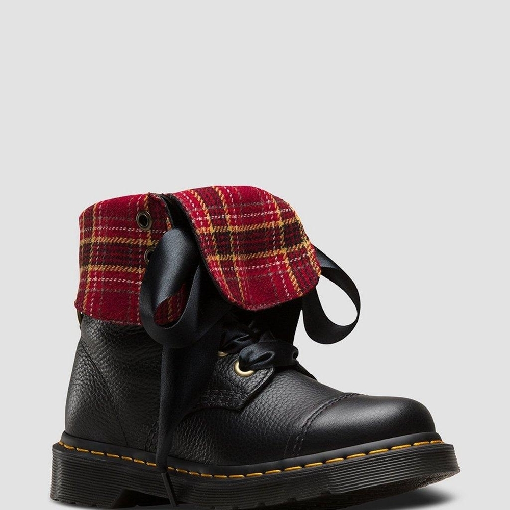 Dr. Martens Aimalita Fold Down Plaid Boot - Picture 6 of 6